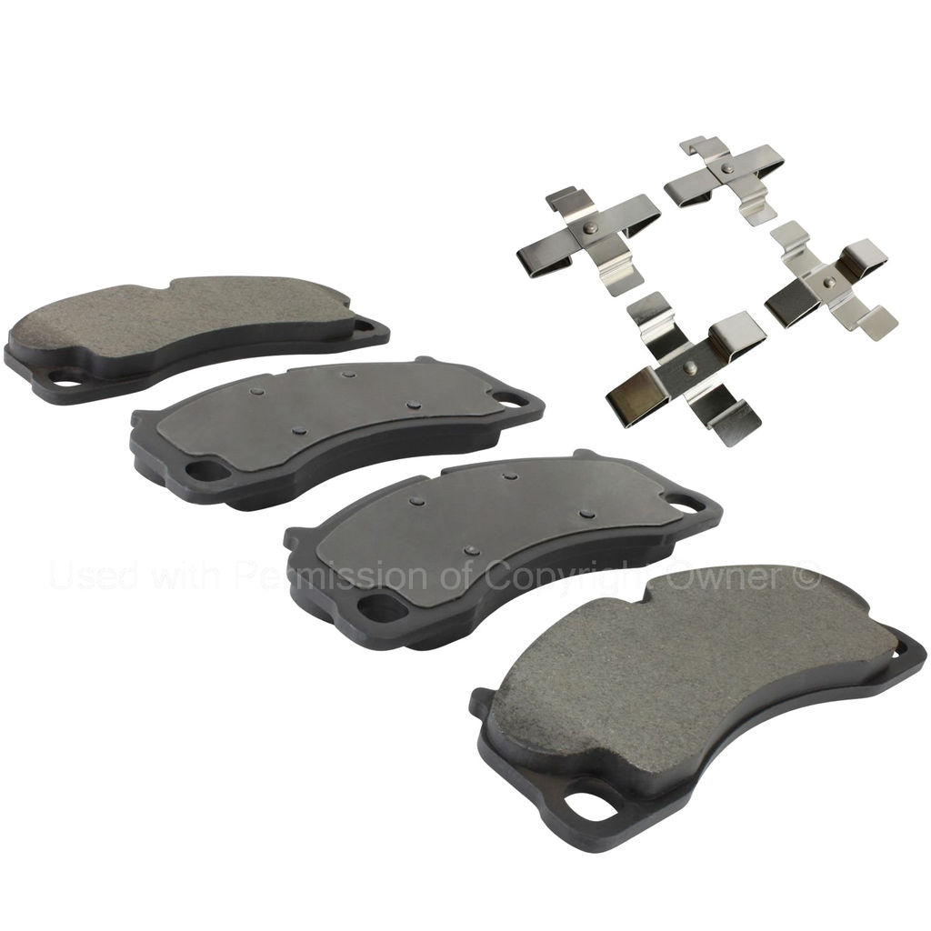 Quality-Built 1003-1741M - Black Series Semi-Metallic Brake Pad Set