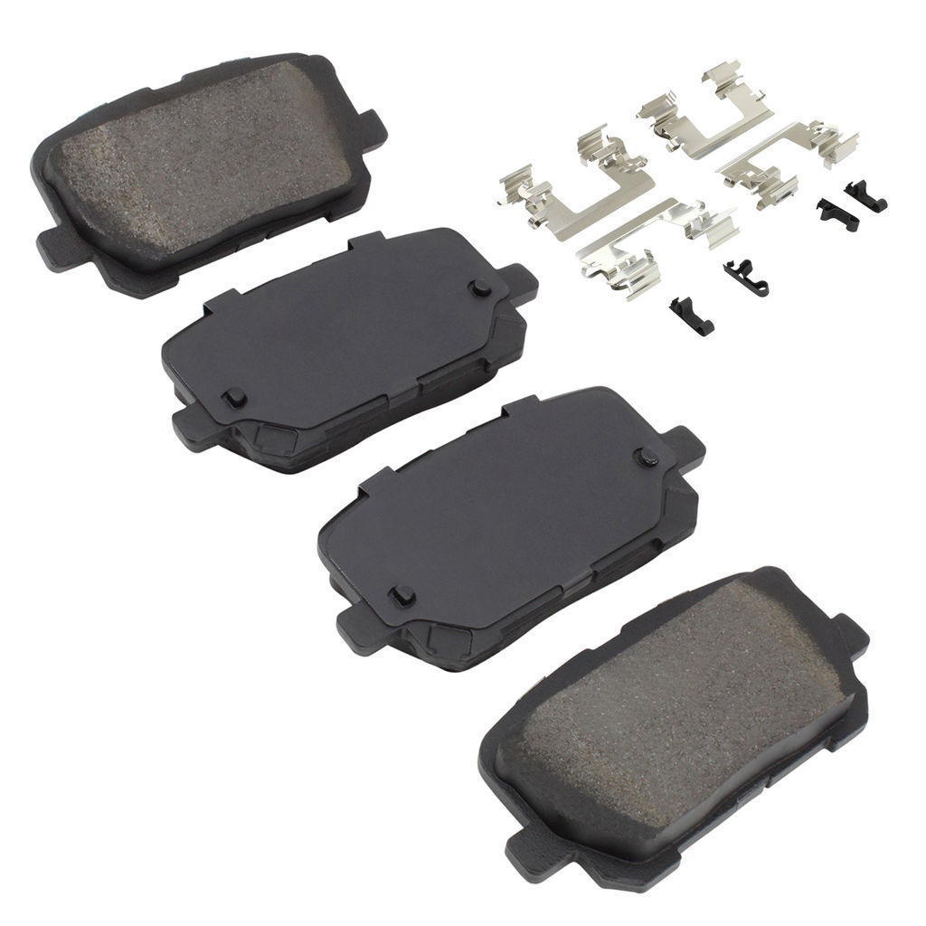 Quality-Built 1003-1766M - Black Series Semi-Metallic Brake Pad Set