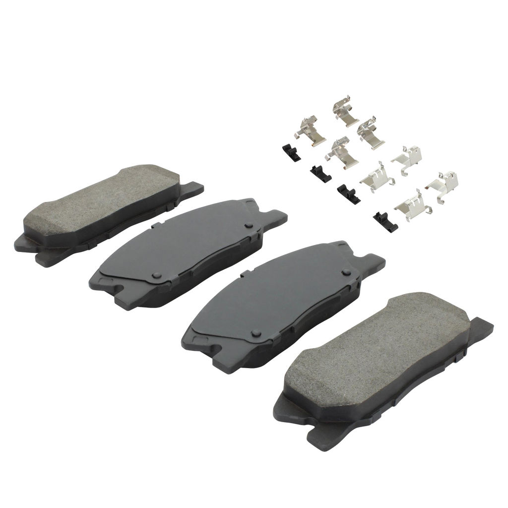 Quality-Built 1003-1767M - Black Series Semi-Metallic Brake Pad Set