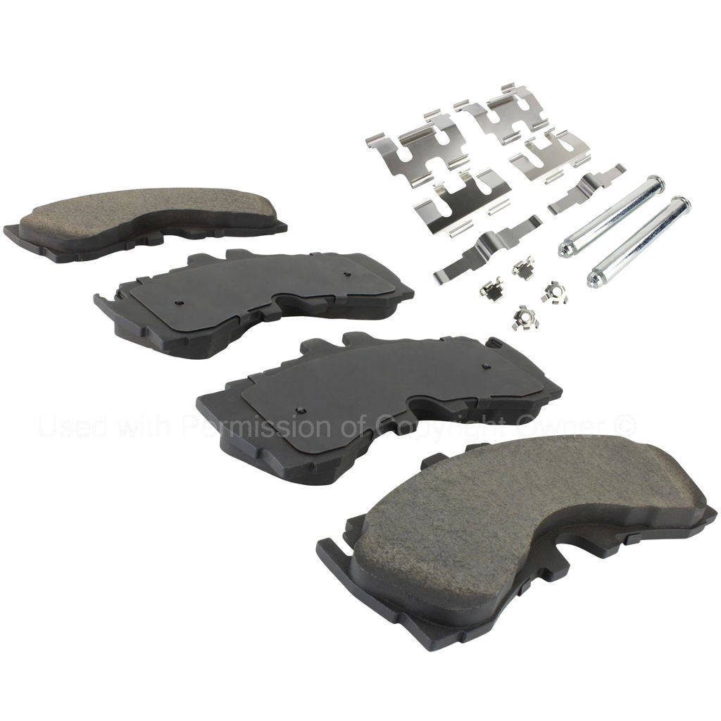 Quality-Built 1003-2062M - Black Series Semi-Metallic Brake Pad Set