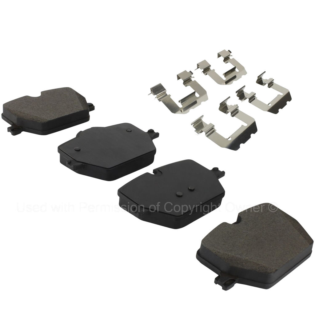 Quality-Built 1003-2220M - Black Series Semi-Metallic Brake Pad Set