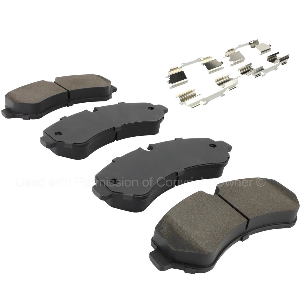 Quality-Built 1003-2236M - Black Series Semi-Metallic Brake Pad Set