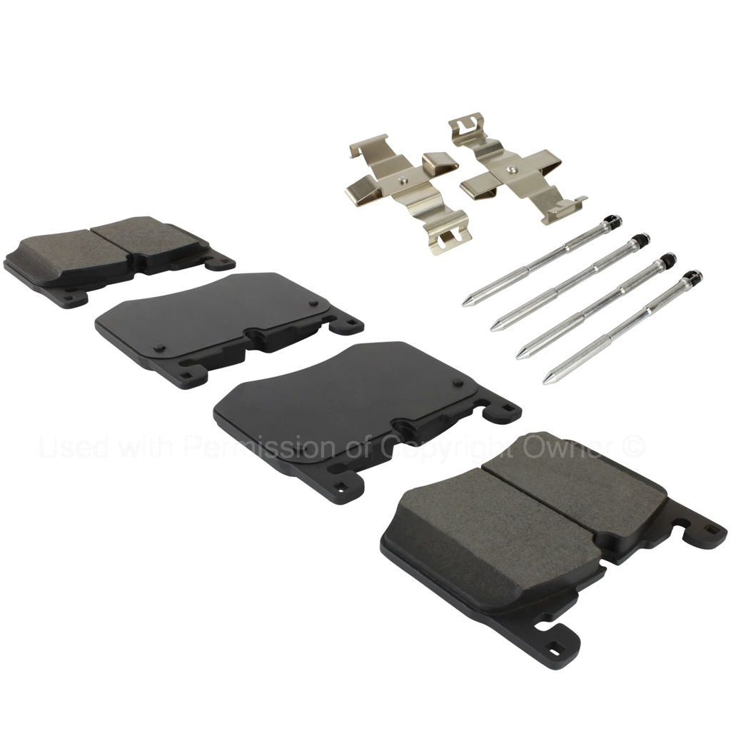 Quality-Built 1003-2257M - Black Series Semi-Metallic Brake Pad Set