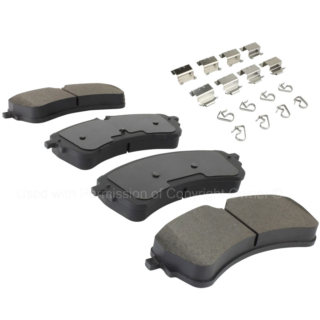 Quality-Built 1003-2280M - Black Series Semi-Metallic Brake Pad Set