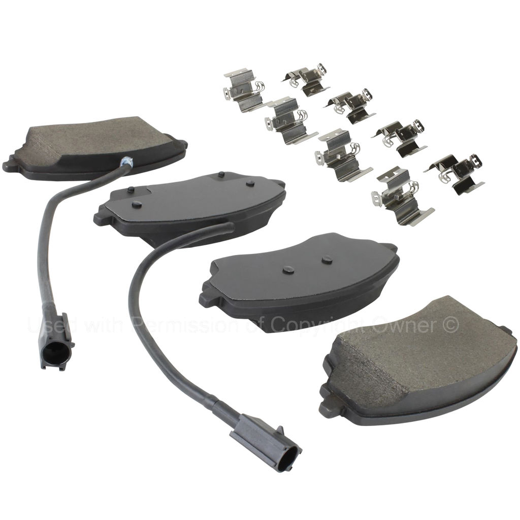 Quality-Built 1003-2467M - Black Series Semi-Metallic Brake Pad Set