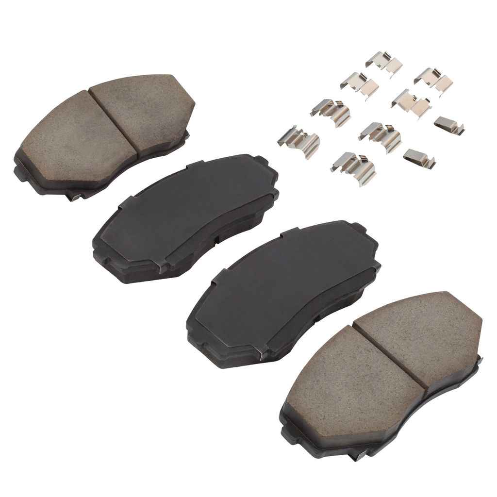 Quality-Built 1002-0551M - Work Force Semi-Metallic Brake Pad Set