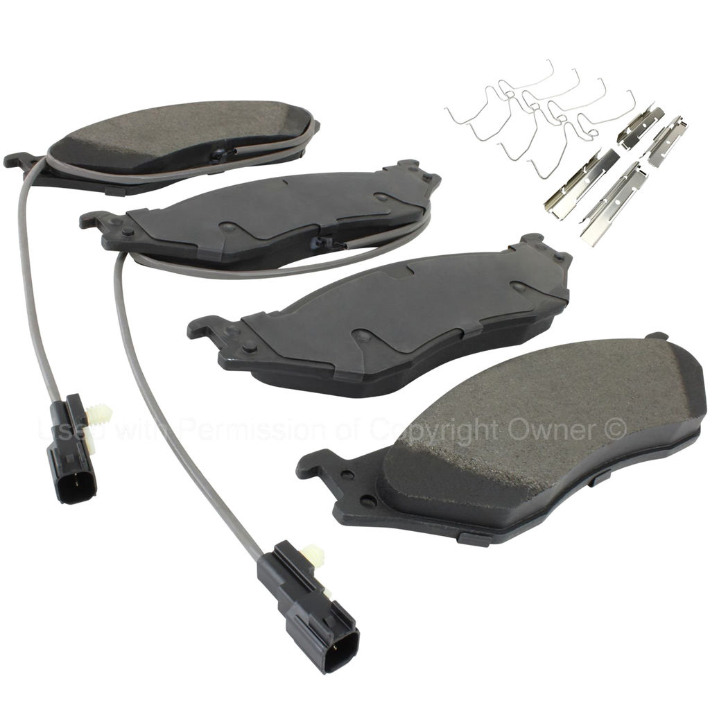Quality-Built 1002-1066AM - Work Force Semi-Metallic Brake Pad Set