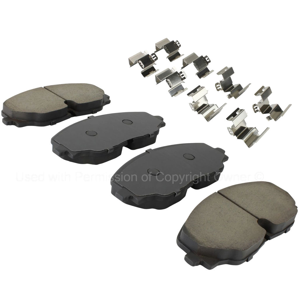 Quality-Built 1001-2074C - Ceramic Brake Pads