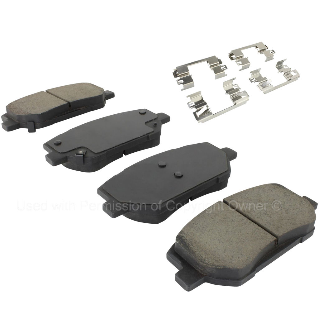 Quality-Built 1001-2198C - Ceramic Brake Pads