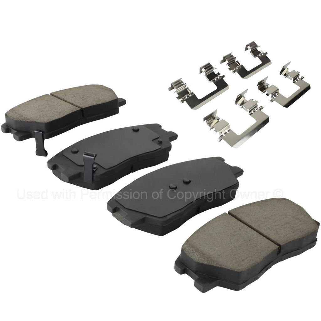 Quality-Built 1001-2287C - Ceramic Brake Pads