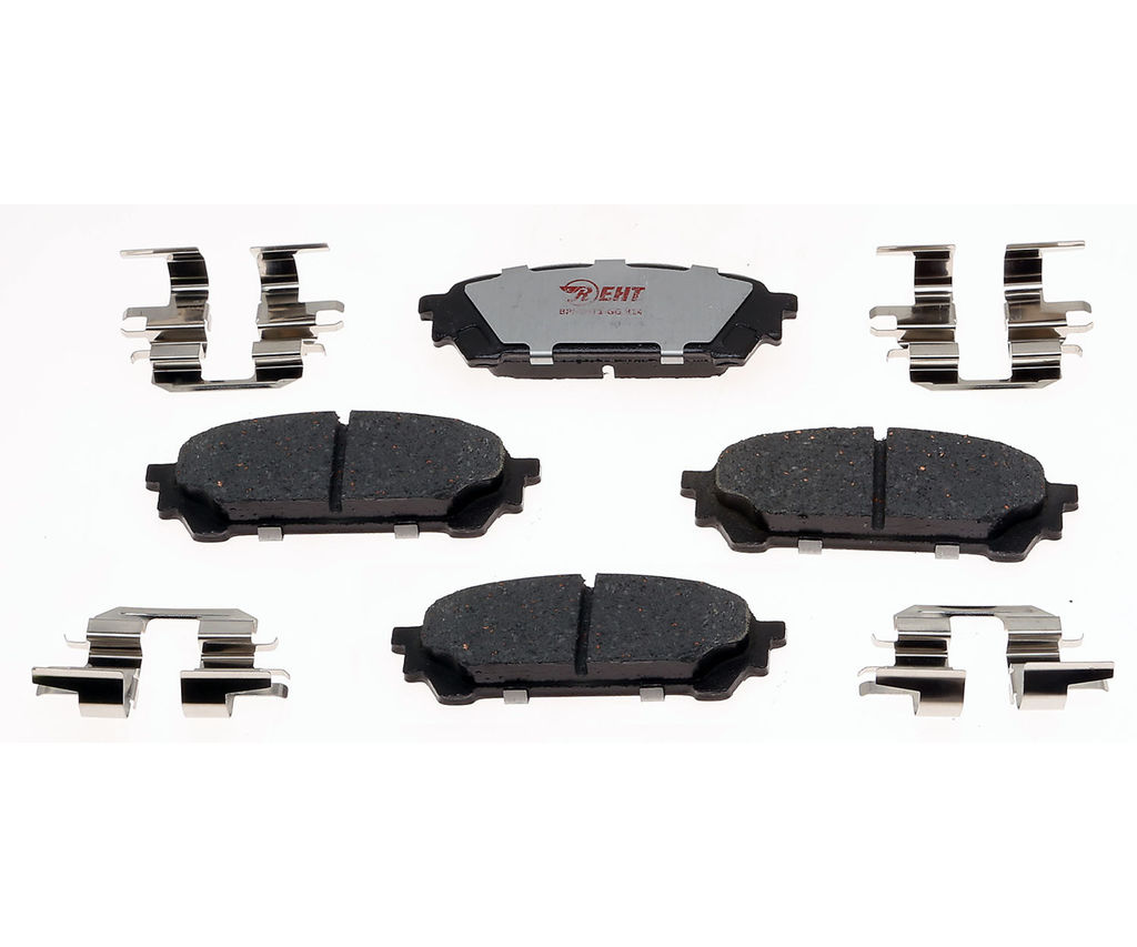 Raybestos EHT1004H - Element3 Enhanced Compound Disc Brake Pads, 2 Wheel Set