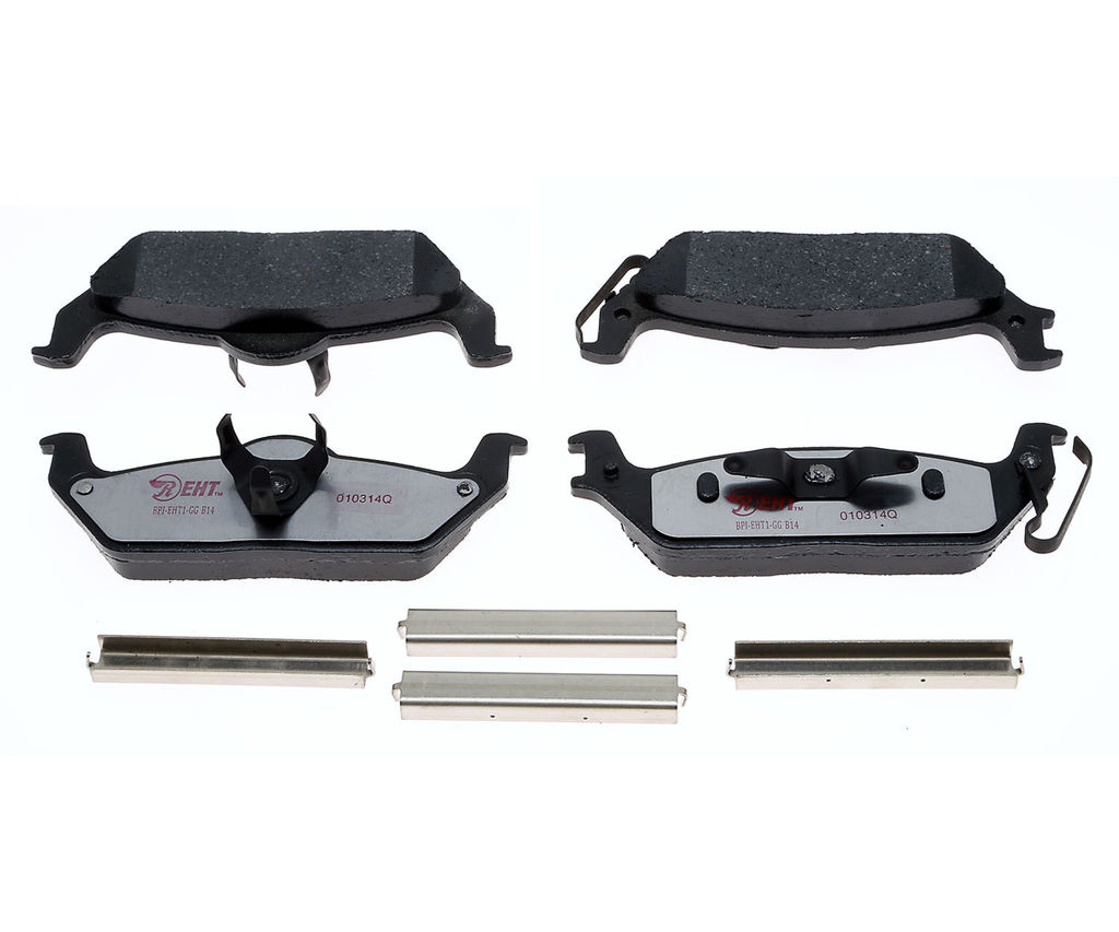 Raybestos EHT1012H - Element3 Enhanced Compound Disc Brake Pads, 2 Wheel Set