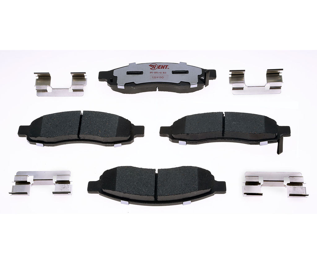 Raybestos EHT1015H - Element3 Enhanced Compound Disc Brake Pads, 2 Wheel Set