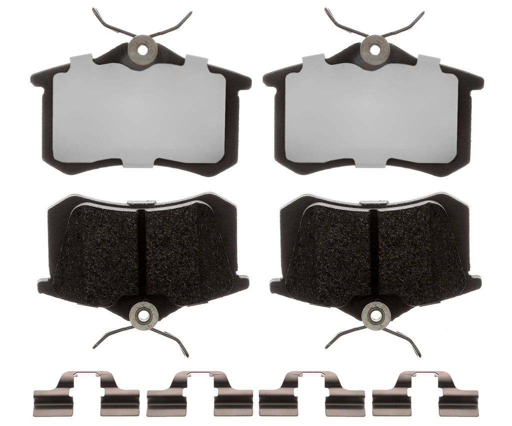 Raybestos EHT1017H - Element3 Enhanced Compound Disc Brake Pads, 2 Wheel Set