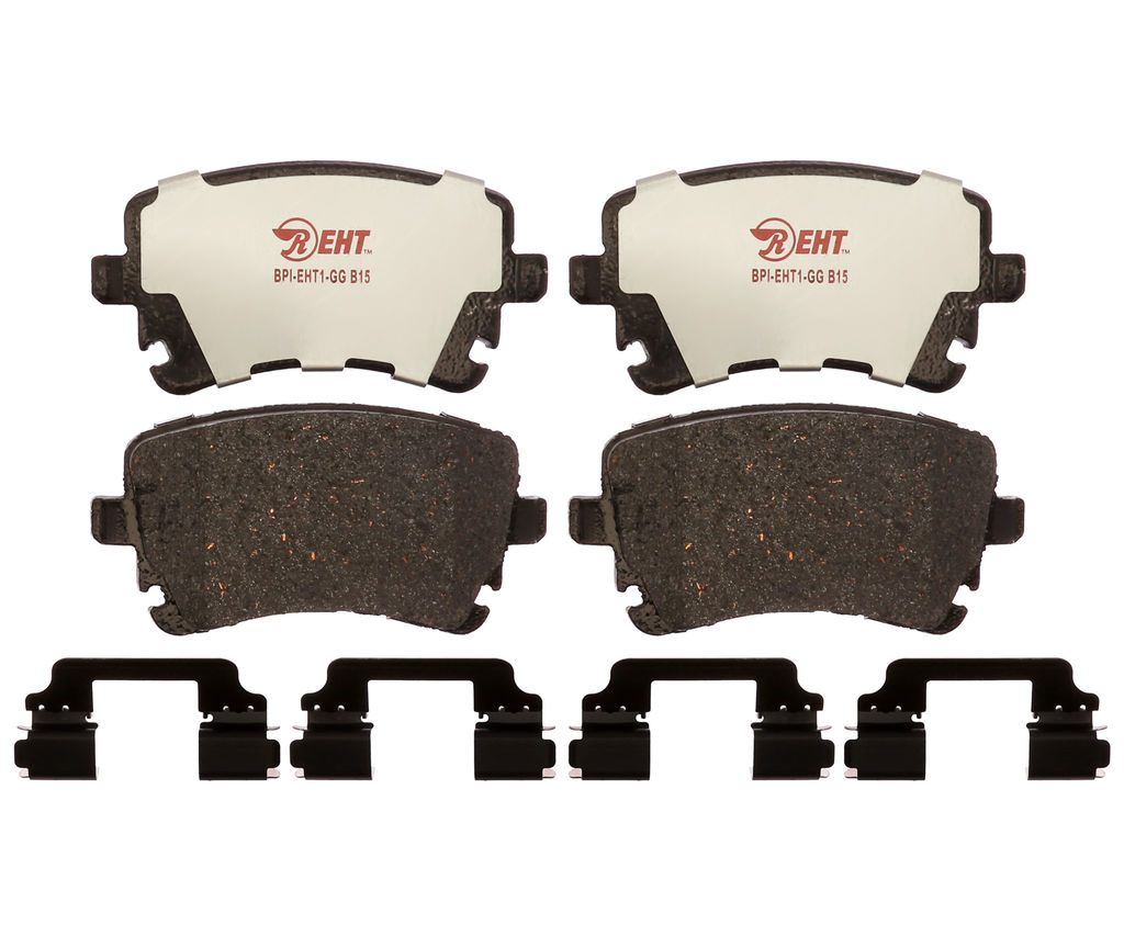 Raybestos EHT1018H - Element3 Enhanced Compound Disc Brake Pads, 2 Wheel Set