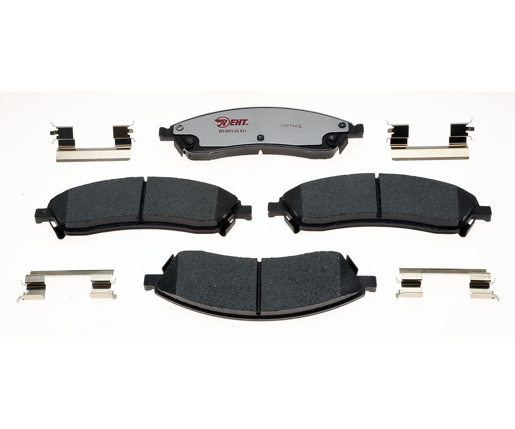 Raybestos EHT1019H - Element3 Enhanced Compound Disc Brake Pads, 2 Wheel Set