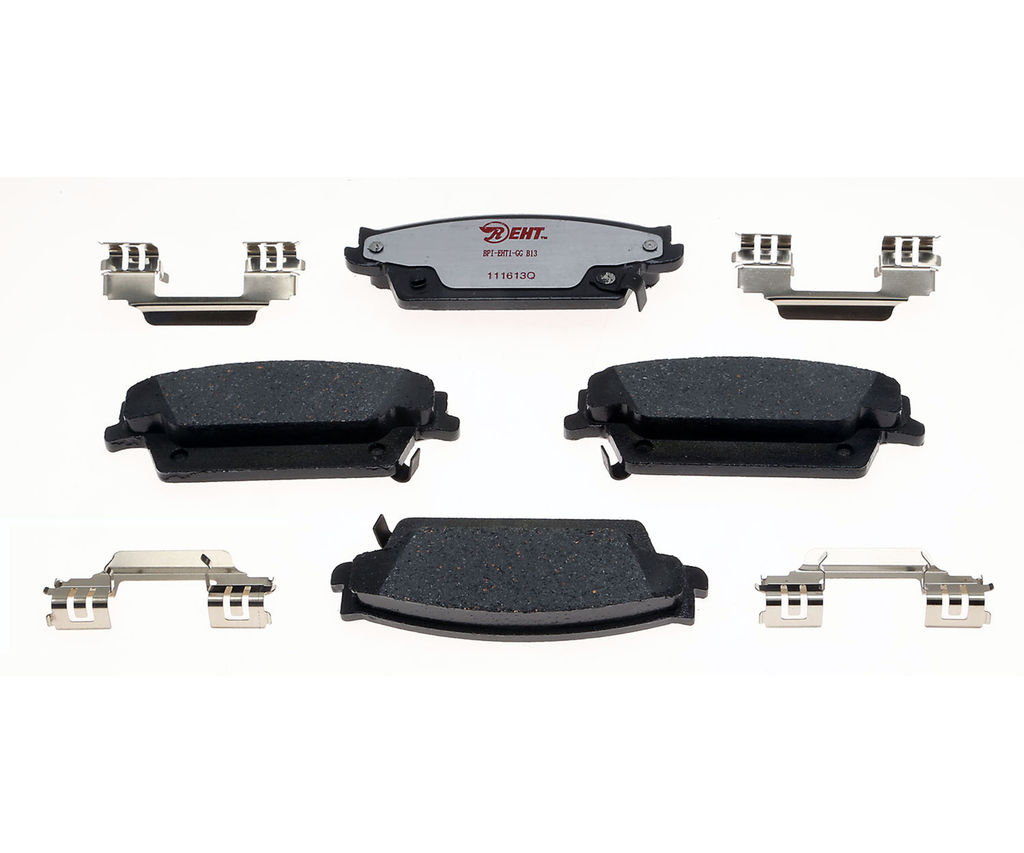 Raybestos EHT1020AH - Element3 Enhanced Compound Disc Brake Pads, 2 Wheel Set
