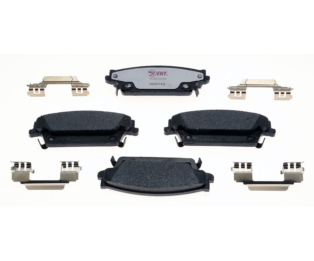 Raybestos EHT1020H - Element3 Enhanced Compound Disc Brake Pads, 2 Wheel Set