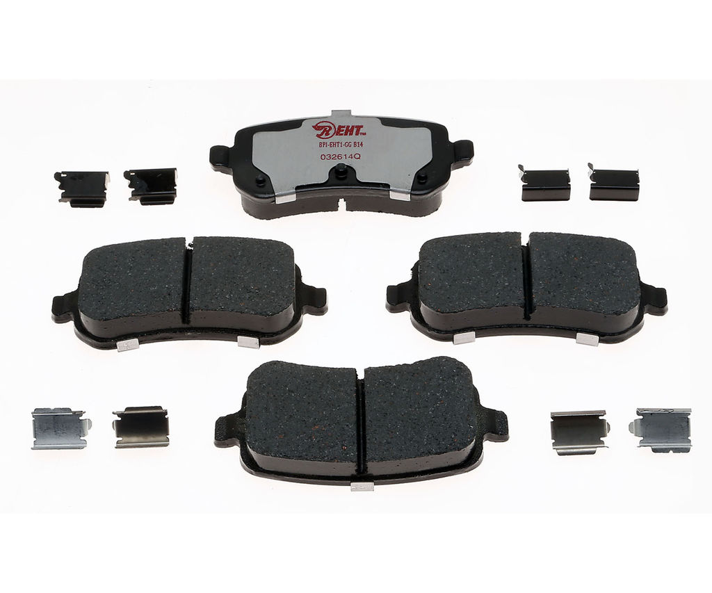 Raybestos EHT1021H - Element3 Enhanced Compound Disc Brake Pads, 2 Wheel Set