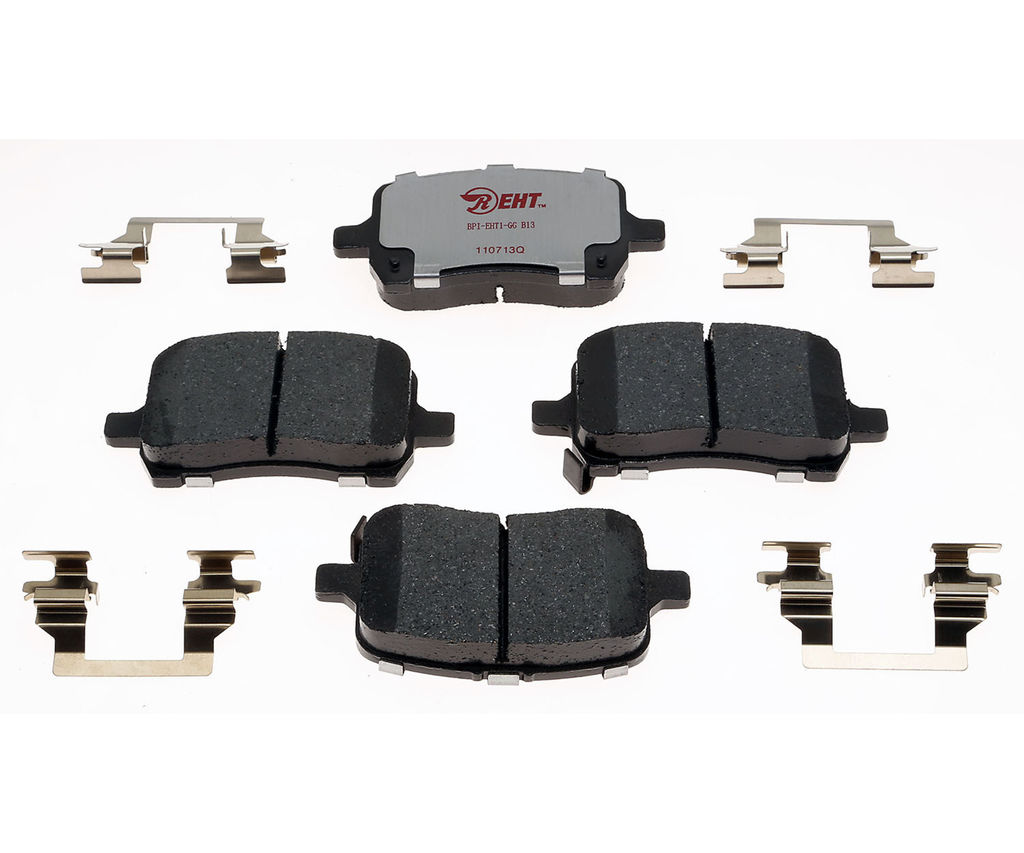 Raybestos EHT1028H - Element3 Enhanced Compound Disc Brake Pads, 2 Wheel Set