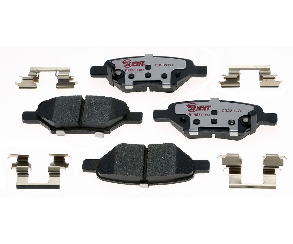 Raybestos EHT1033H - Element3 Enhanced Compound Disc Brake Pads, 2 Wheel Set