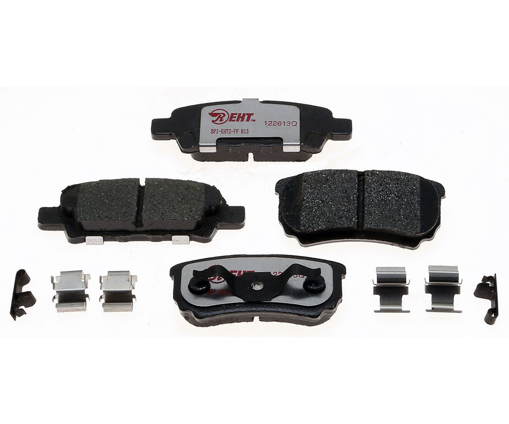 Raybestos EHT1037H - Element3 Enhanced Compound Disc Brake Pads, 2 Wheel Set