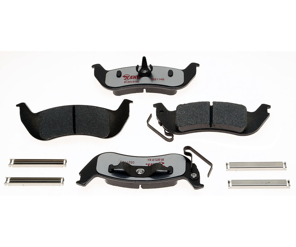 Raybestos EHT1040AH - Element3 Enhanced Compound Disc Brake Pads, 2 Wheel Set