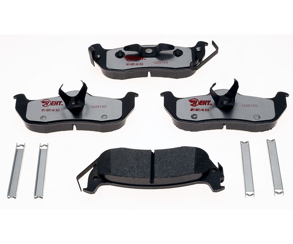 Raybestos EHT1041H - Element3 Enhanced Compound Disc Brake Pads, 2 Wheel Set