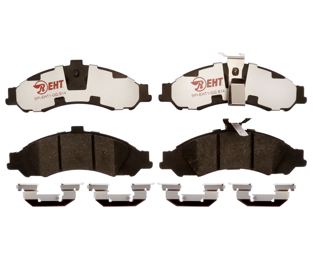 Raybestos EHT1043H - Element3 Enhanced Compound Disc Brake Pads, 2 Wheel Set