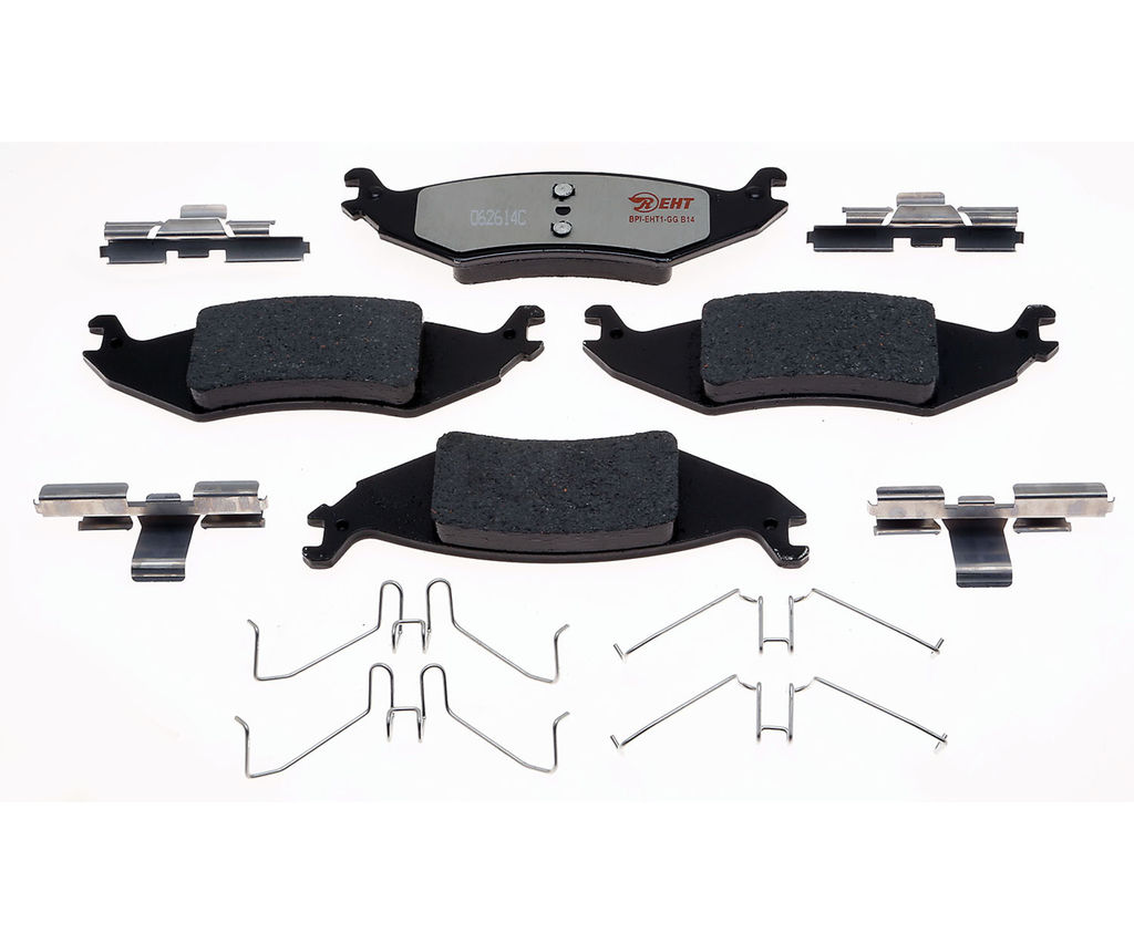 Raybestos EHT1046H - Element3 Enhanced Compound Disc Brake Pads, 2 Wheel Set