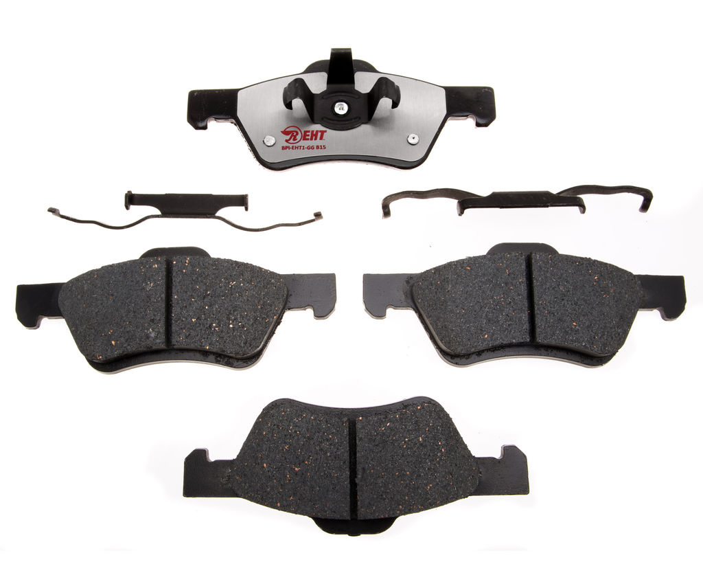 Raybestos EHT1047AH - Element3 Enhanced Compound Disc Brake Pads, 2 Wheel Set