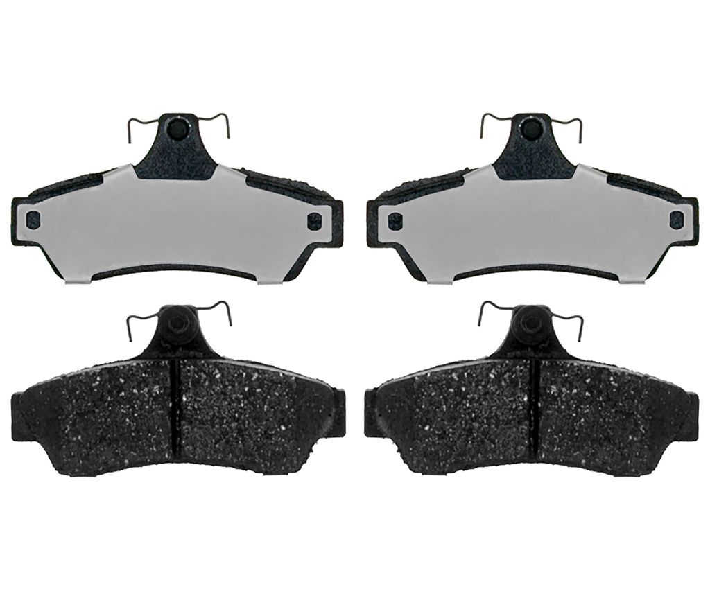 Raybestos EHT1048 - Element3 Enhanced Compound Disc Brake Pads, 2 Wheel Set