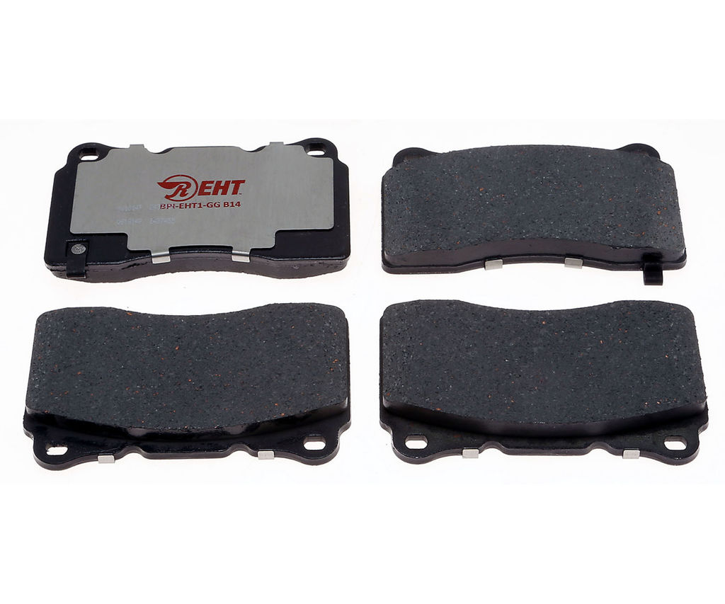 Raybestos EHT1050 - Element3 Enhanced Compound Disc Brake Pads, 2 Wheel Set