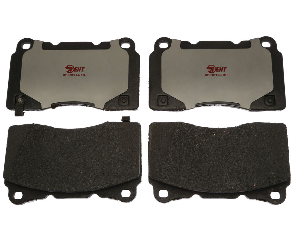 Raybestos EHT1050A - Element3 Enhanced Compound Disc Brake Pads, 2 Wheel Set