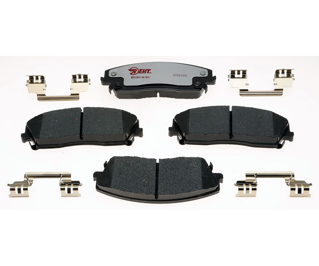 Raybestos EHT1056AH - Element3 Enhanced Compound Disc Brake Pads, 2 Wheel Set