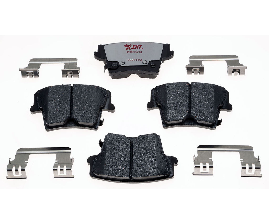 Raybestos EHT1057AH - Element3 Enhanced Compound Disc Brake Pads, 2 Wheel Set