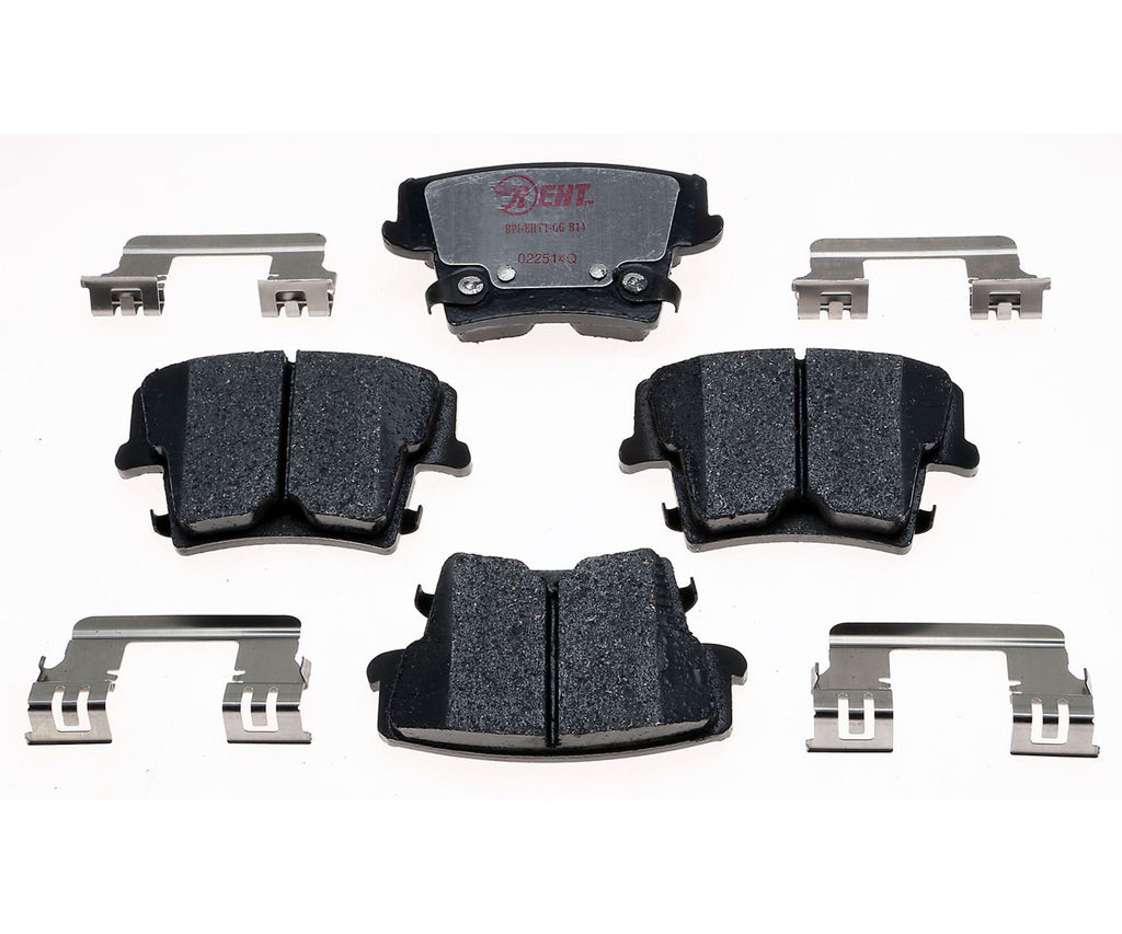 Raybestos EHT1057H - Element3 Enhanced Compound Disc Brake Pads, 2 Wheel Set