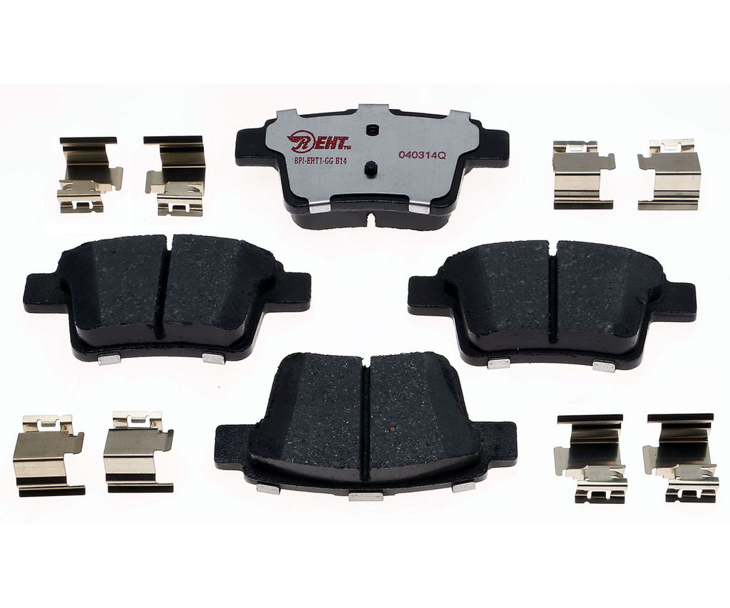 Raybestos EHT1071H - Element3 Enhanced Compound Disc Brake Pads, 2 Wheel Set