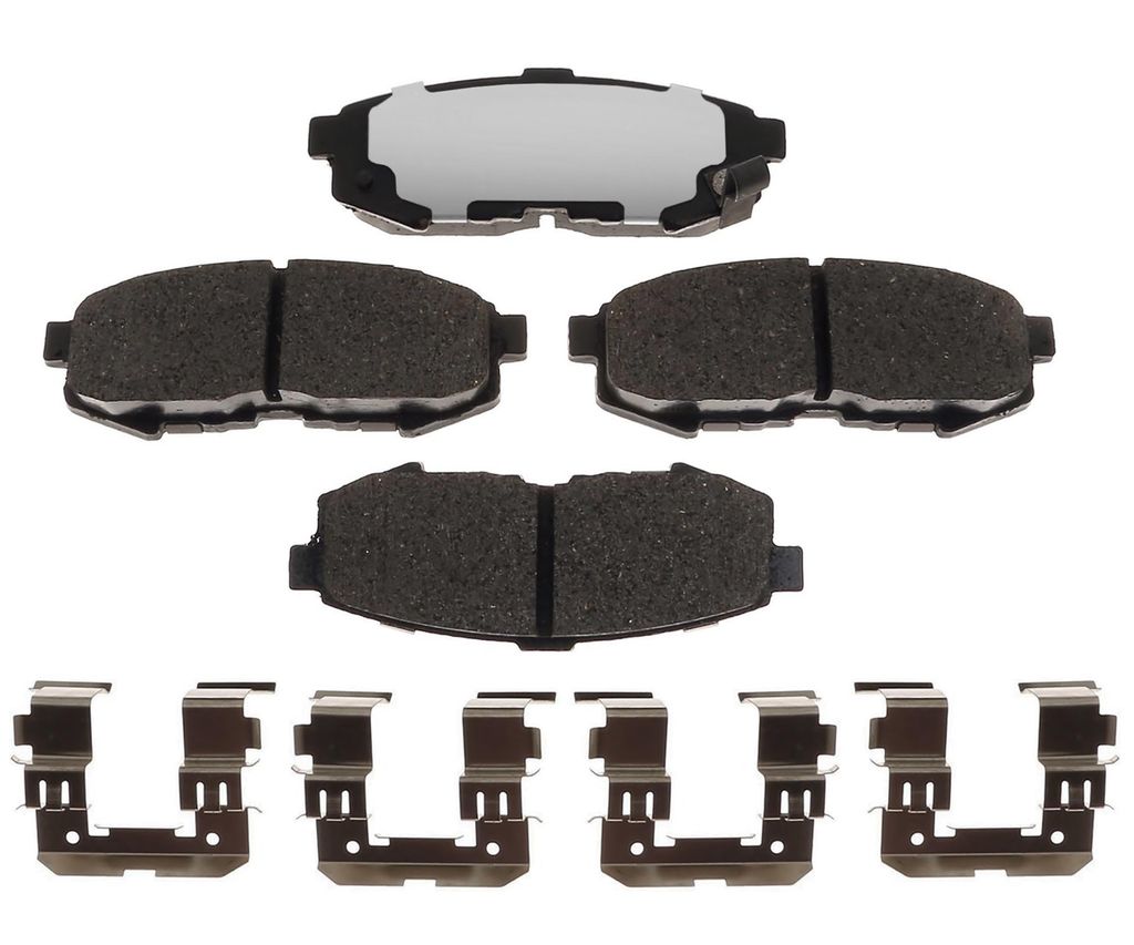 Raybestos EHT1073H - Element3 Enhanced Compound Disc Brake Pads, 2 Wheel Set