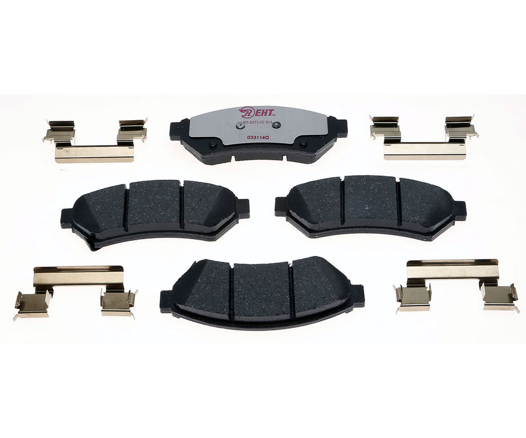 Raybestos EHT1075H - Element3 Enhanced Compound Disc Brake Pads, 2 Wheel Set