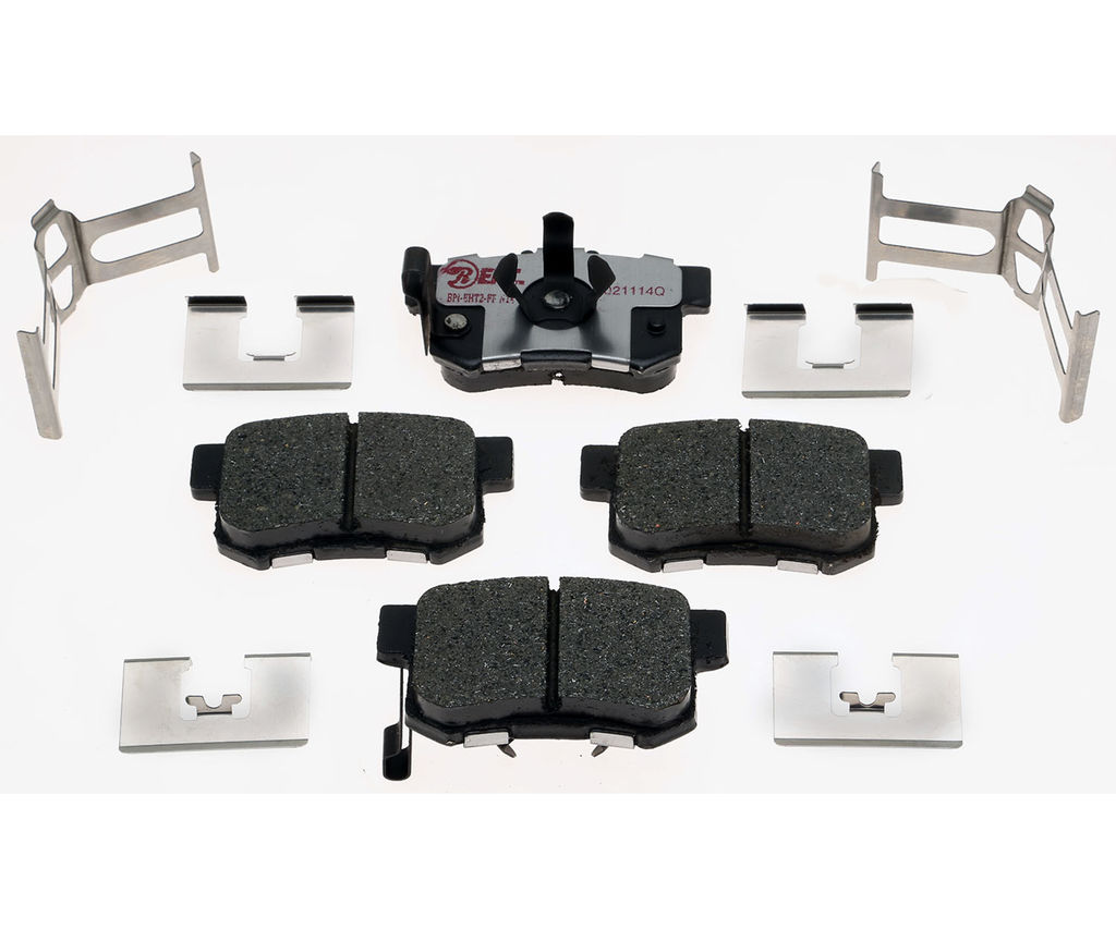 Raybestos EHT1086H - Element3 Enhanced Compound Disc Brake Pads, 2 Wheel Set