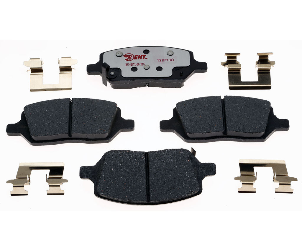 Raybestos EHT1093H - Element3 Enhanced Compound Disc Brake Pads, 2 Wheel Set