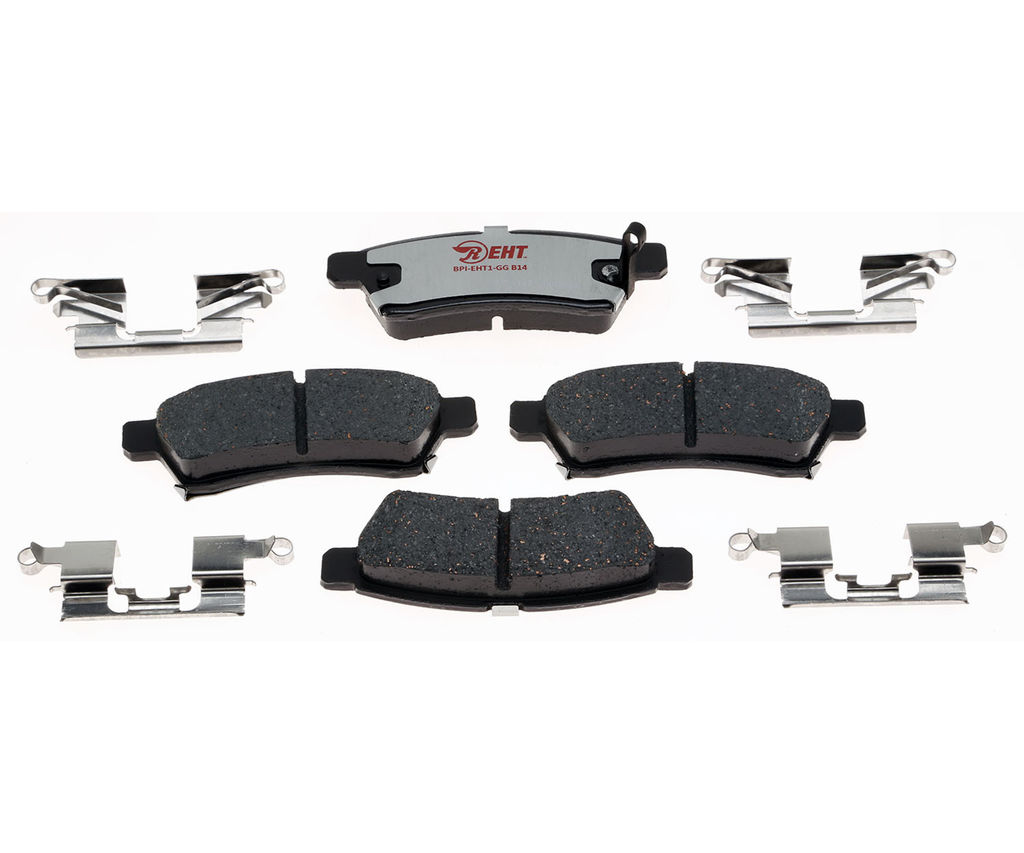 Raybestos EHT1100H - Element3 Enhanced Compound Disc Brake Pads, 2 Wheel Set