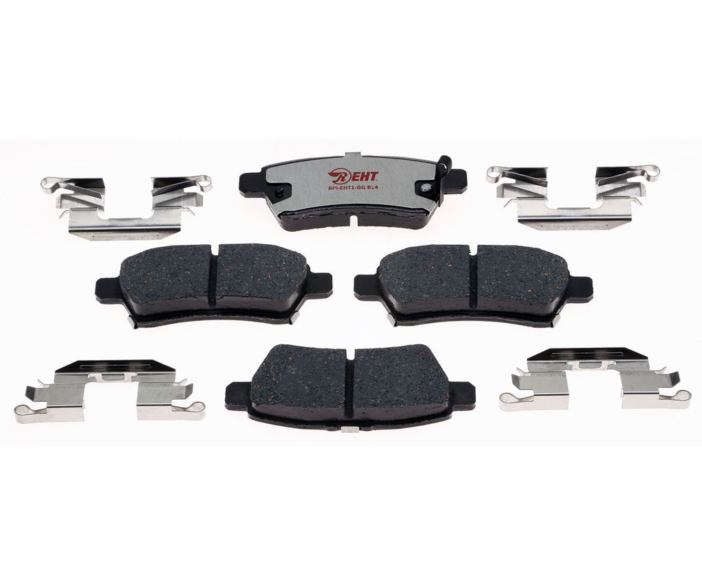 Raybestos EHT1101H - Element3 Enhanced Compound Disc Brake Pads, 2 Wheel Set