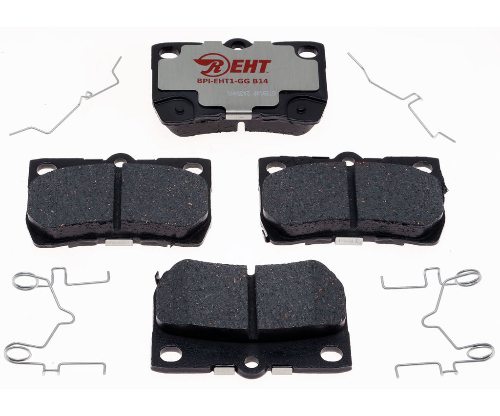 Raybestos EHT1113H - Element3 Enhanced Compound Disc Brake Pads, 2 Wheel Set