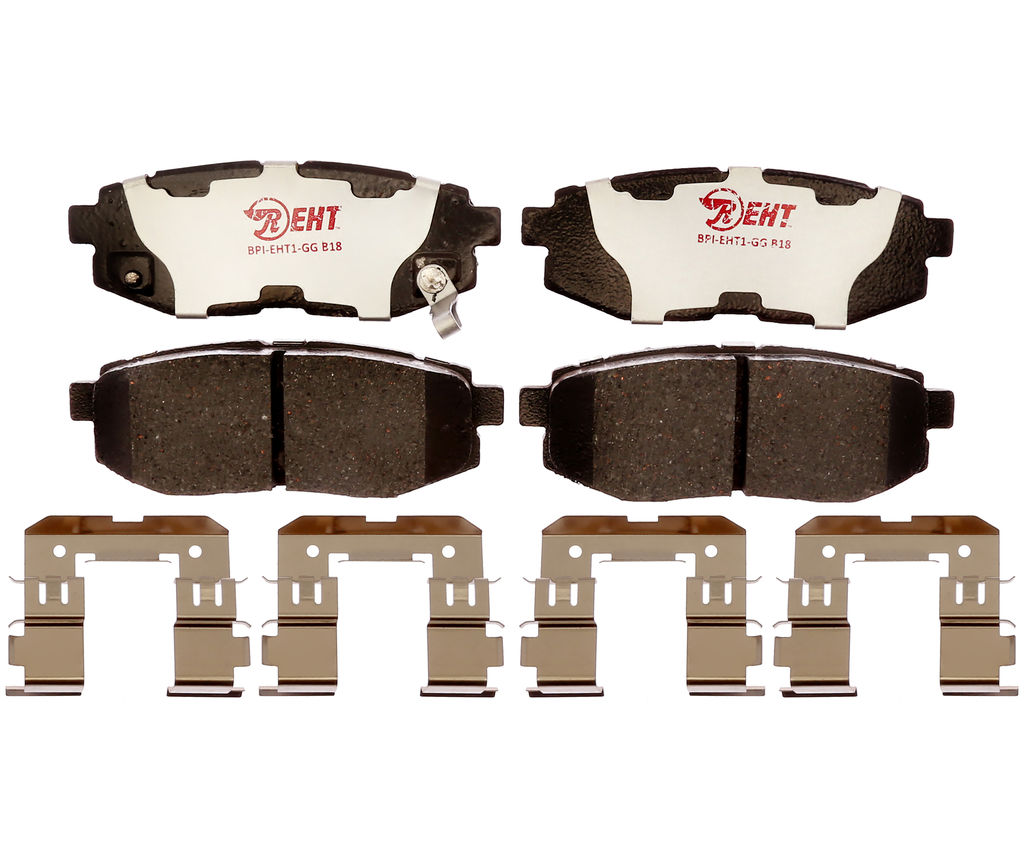 Raybestos EHT1124H - Element3 Enhanced Compound Disc Brake Pads, 2 Wheel Set