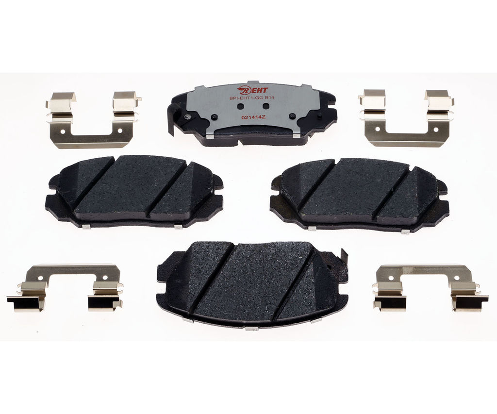 Raybestos EHT1125H - Element3 Enhanced Compound Disc Brake Pads, 2 Wheel Set
