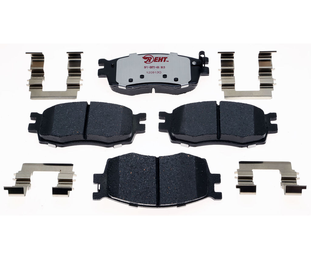 Raybestos EHT1156H - Element3 Enhanced Compound Disc Brake Pads, 2 Wheel Set