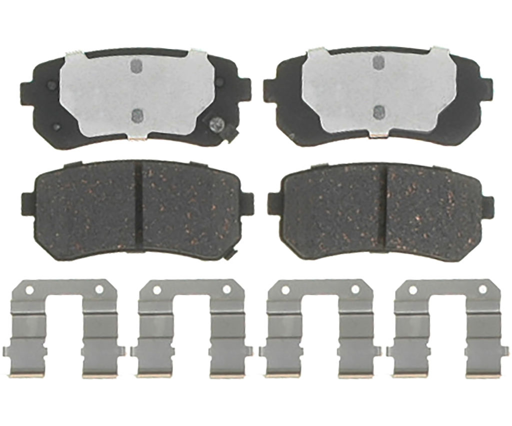 Raybestos EHT1157H - Element3 Enhanced Compound Disc Brake Pads, 2 Wheel Set