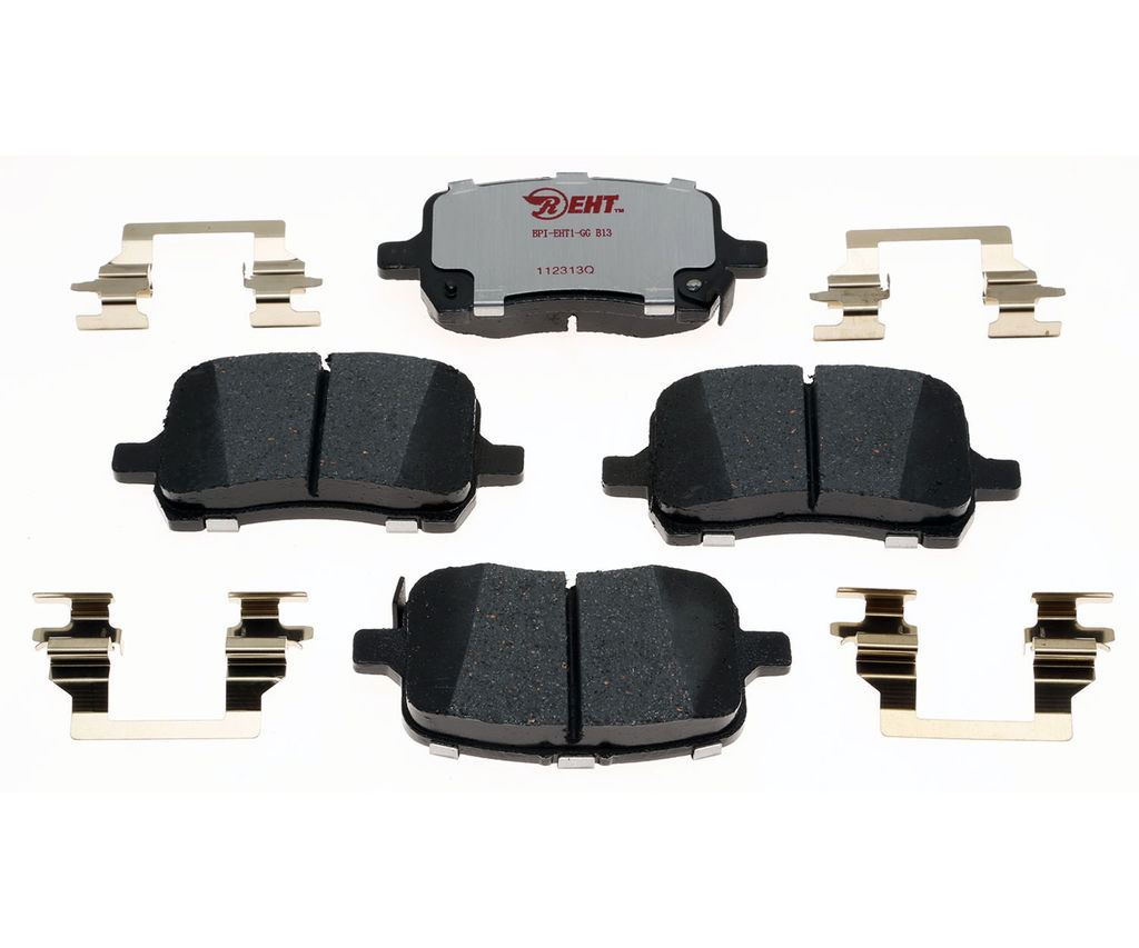 Raybestos EHT1160H - Element3 Enhanced Compound Disc Brake Pads, 2 Wheel Set